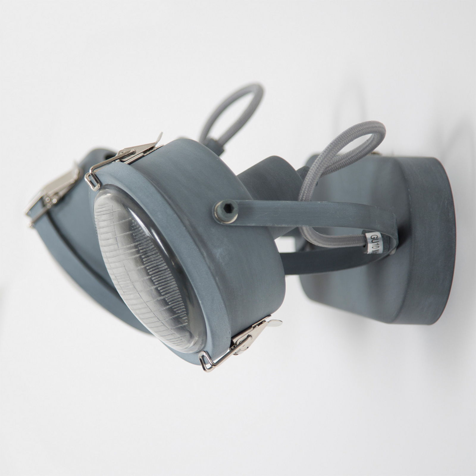 2-bulb wall light Satellite in grey